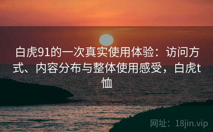 白虎91的一次真实使用体验：访问方式、内容分布与整体使用感受，白虎t恤
