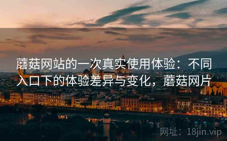 蘑菇网站的一次真实使用体验：不同入口下的体验差异与变化，蘑菇网片