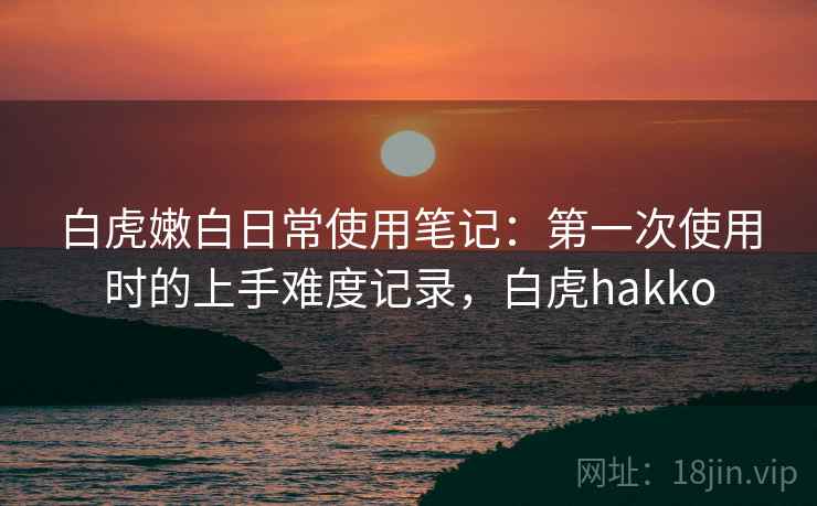 白虎嫩白日常使用笔记:第一次使用时的上手难度记录,白虎hakko