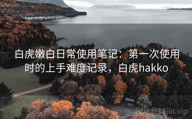 白虎嫩白日常使用笔记:第一次使用时的上手难度记录,白虎hakko