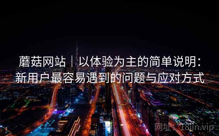 蘑菇网站｜以体验为主的简单说明：新用户最容易遇到的问题与应对方式