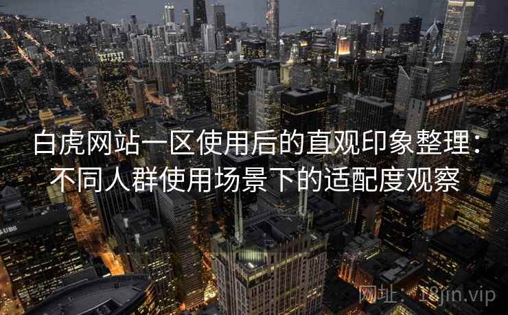 白虎网站一区使用后的直观印象整理:不同人群使用场景下的适配度观察