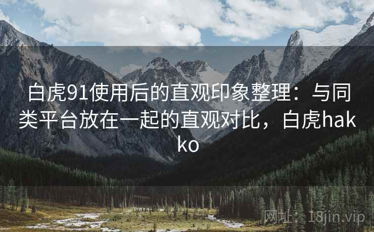 白虎91使用后的直观印象整理:与同类平台放在一起的直观对比,白虎hakko