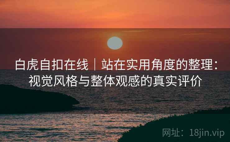 白虎自扣在线|站在实用角度的整理:视觉风格与整体观感的真实评价