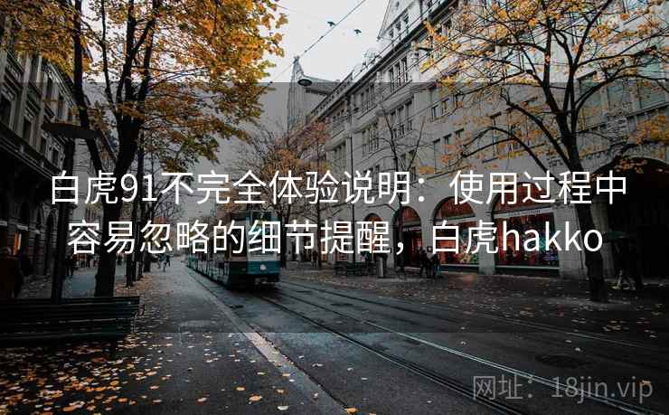 白虎91不完全体验说明:使用过程中容易忽略的细节提醒,白虎hakko